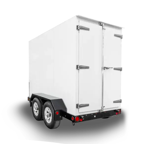 Commercial Freezer Trailer -Leer 5x10 Ice Trailer - Rear